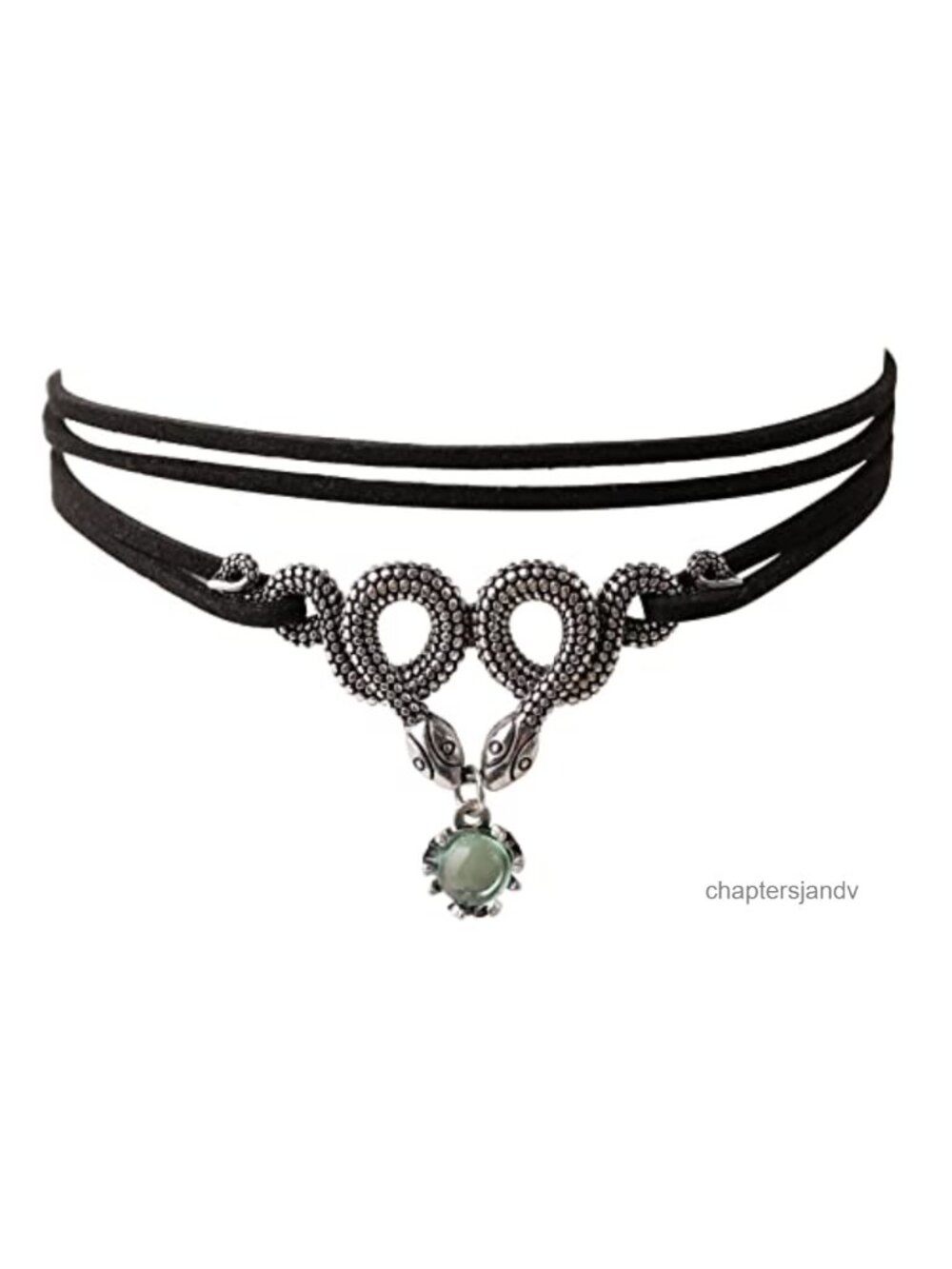 Gothic Snake Choker Necklace Zinc Alloy Pendant Chain Goth Jewelry